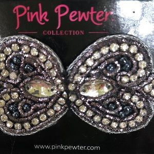 Pink Pewter,sparkling,hair tie